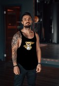 Resim Freeyez Angry Bear Gym Fitness Tank Top Sporcu Atleti 