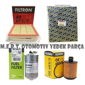 Resim Opel Corsa D 1.3 Cdti Filtron Filtre Bakım Seti A13Dt 2011-2015 (526193554) 