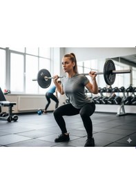 Resim Ahmetkoccollection Kadın Spor Tişörtü Gri Gri 