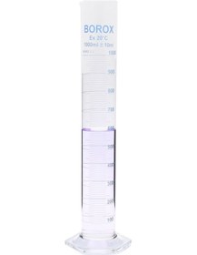 Resim Cam Mezür 1000 Ml - Uzun Form - Mavi Skala - Borosilikat 3.3 