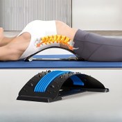 Resim 1 adet Ergonomik Bel ve Boyun Omurga Desteği Cihazı - Nefes Alabilen Fileli Sırt Desteği ile Ayarlanabilir Kayışlar, Aşağı Bel, Boyun Omurga ve Karın Desteği için Ergonomik Tasarım, Oturma için Sırt Desteği, Karın Desteği, Dokulu Kavrama Kolları, Dayanıklı Yapı, Rahat Uygunluk 