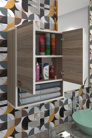 Resim Kenzlife Banyo Ecza Dolabı Bakunin Crd 60*40*20 Mutfak (M)üst Arkalıklı Alt Arkalıksız 
