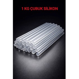 Resim İğne İzi Mum Silikon Kalın 11.5X30CM Sıcak Mum Silikon Çubuk Uç 1 kg 