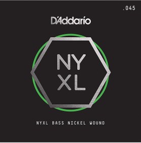 Resim D'addario Nyxl Bass Nickel Wound Singles .045 - Nyxlb045 Bas Gita 