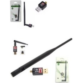 Resim 150 Mbps Wireless Büyük Antenli Adaptör Kablosuz USB Wi-Fi Alıcı 