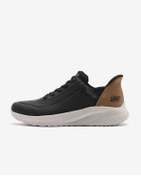 Resim Skechers Bobs Squad Chaos - Heel Preferred Erkek Siyah Spor Ayakkabı 118305 Blk 