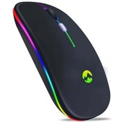 Resim Silahlı Tower Everest Sm-Bt11 Usb Siyah 2 In 1 Bluetooth 2.4Ghz Şarj Edilebilir Kablosuz Mouse 