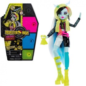 Resim Monster High Gizemli Arkadaşlar Oyun Seti S3 Neon Frights Frankie Stein HNF79 