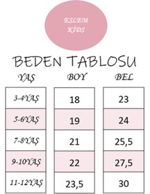 Resim Dondeza Kız Çocuk Baskılı Likralı Ikili Boxer 