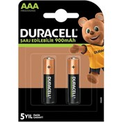 Resim Duracell HR03/DX2400 900 mAh AAA İnce Pil 4'lü Duracell