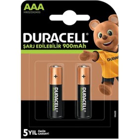 Resim Duracell HR03/DX2400 900 mAh AAA İnce Pil 4'lü 