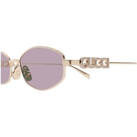 Resim Gucci Gg1802s 003 55 Kadın Güneş Gözlüğü Altın 