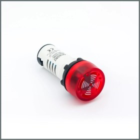 Resim Onesto LED Flaşörlü Buzzer 110VAC (Kırmızı) 