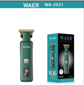 Resim Genel Markalar Saç Sakal Traş Makinası Waer WA2031 Profesyonel Dijital Göstergeli Saç Sakal Tıraş Makinesi 