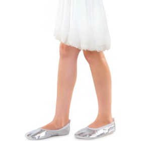 Resim Kiko Kids Prom 7525 Kız Çocuk Pisi Pisi Balo Dans Gösteri Ayakkabısı Gümüş 
