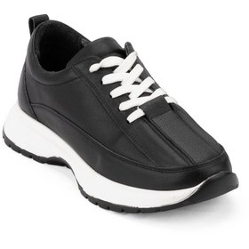 Resim TwoEgoist Kadın Hakiki Deri Günlük Spor Yürüyüş Ayakkabısı / Sneakers 