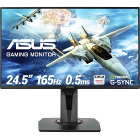 Resim Asus VG258QR 24.5" 165Hz 0.5ms (HDMI + Display + DVI-D) FreeSync/GSync Full HD TN Oyuncu Monitör 