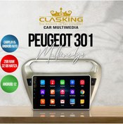 Resim ClasKing PEUGEOT 301 BAL KÖPÜĞÜ 2 GB RAM 32 GB HAFIZA ANDROID MULTIMEDIA TEYP CKS388S2-2-32 