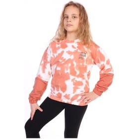 Resim Toontoy Kız Çocuk Magic Girl Nakışlı Sweatshirt Kiremit 