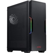 Resim Xpg Güçlü Orta Boy Bilgisayar Kasası, Atx/micro Atx, Mini-Itx, Kompakt Boyut, Temperli Cam Yan Panel, I/o USB 3.0 Bağlantı Noktası, Siyah 