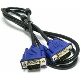 Resim Vga Kablo Erkek Erkek Projeksiyon Kablosu Monitör Kablosu 1.5Mt 