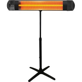 Resim Ayaklı Elektrikli Isıtıcı Soba Lüks Siyah Aluminyum Çelik Kasalı 2500W Garantili Tr Hook By Troya 