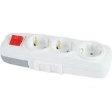 Resim Far 10 Adet 3'lü Anahtarlı Grup Priz Klemensli Kablosuz F502 