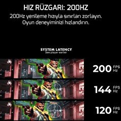 Resim Gamepower Vivid T50 27" 1500R Curved RGB Beyaz 200Hz 0.5 Ms FHD 2x2W Speaker VA Gaming Monitör 