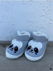 Resim Huzurlu Adımlar PANDALI GRİ ÇOCUK PANDUF 