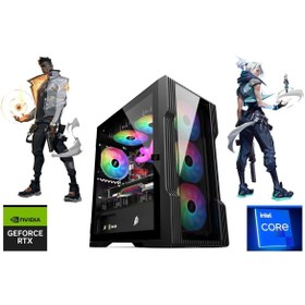Resim Seraphic gaming Core i3 12100F 16 GB DDR4 RAM 500 GB M2 SSD 8 GB RTX 4060 Gaming Masaüstü Bilgisayar 