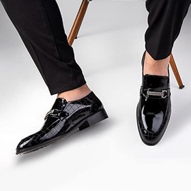 Resim Ducavelli Lunta Hakiki Deri Erkek Klasik Ayakkabı, Loafer Klasik Ayakkabı 