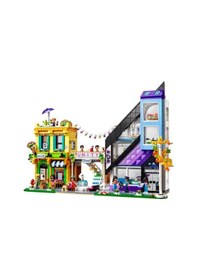 Resim LEGO Friends 41732 Şehir Merkezi Çiçek ve Tasarım Dükkanları 2010 Parça 