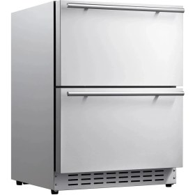 Resim Berfmann Outdoor Tezgah Altı Ankastre Buzdolabı (Çekmeceli) BUR113-DSS 