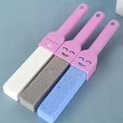 Resim 2 adet Eğlenceli Yüz Tasarımları ile Uzun Saplı Scrub Fırçaları - Dayanıklı Plastik, Banyo, Havuz ve Ev Temizliği için İdeal - Tuvaletleri ve Yüzeyleri Temizlemek için Mükemmel, Banyo Temizleme Araçları|Eğlenceli Tasarım Fırçaları|Plastik Yapı, Banyo Temizleyici 