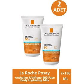 Resim La Roche Posay Anthelios Uvmune 400 Face Body Hydrating Milk 150 Ml 2 Adet 
