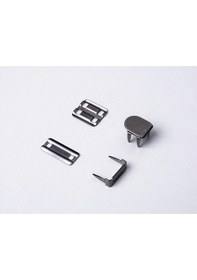 Resim Pantalon Kancası - Küçük Boy - 250 Takım - Gümüş - Siyah 