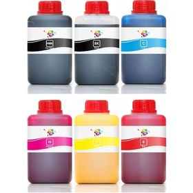 Resim QC Canon imagePROGRAF iPF8400SE Uyumlu Yazıcı Mürekkep Seti 500ml 6 Renk 