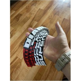 Resim Supercorsa Motorsiklet Lastik Yazısı 8 Adet 1.9 cm Orijianal Ürün 