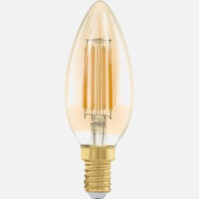 Resim Led Mum Ampul E-14 C37 4W Amber 2200K 