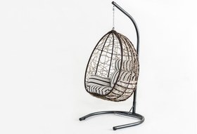 Resim Deco Modern Salıncak - Krem İp - Zebra Kumaş 