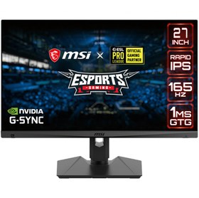 Resim MSI 27" Optix MAG274QRF 1ms 165hz HDMI,DisplayPort,Type-C G-Sync 2K Gaming Monitör 