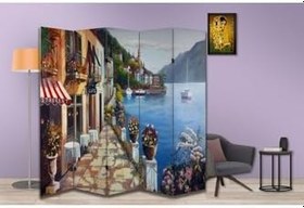 Resim Manzara Temalı Özel Tasarım Paravan Room Divider PRV1090, 180 x 180 