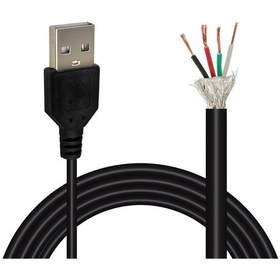 Resim 4 Telli Açık Uçlu Lhimlenebilir Usb Data Şarj Kablosu - 1.5 Metre 