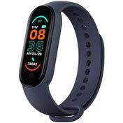 Resim Xiyyadms M6 Spor Akıllı Bileklik: Kalp Atımı Tansiyonu Uyku İzleme, Adım Sayacı, 0.96" Renkli Ekran, Ip67 Su Geçirmez - Lacivert 