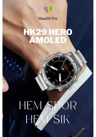 Resim Wearfitpro Hk29 Hero Amoled Gpt Nfc Sesli Asistan Gps Sağlık Spor Yeni Nesil Tüm Özelliklere Sahip Akıllı Saat 