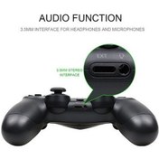 Resim Novahub Ps4 Kablosuz Oyun Kumandası - Çift Titreşim, Hızlı Şarj, Ergonomik Tasarım, Siyah, 600mah Pil 