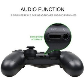 Resim Novahub Ps4 Kablosuz Oyun Kumandası - Çift Titreşim, Hızlı Şarj, Ergonomik Tasarım, Siyah, 600mah Pil 