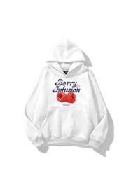 Resim Kadın Berry Infusion Sweatshirt Beyaz Beyaz 