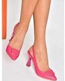 Resim Biçomi Pıert Fuşya Cilt Topuklu Ayakkabı Çok Renkli 