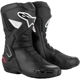 Resim Alpinestars Stella Smx-6 V3 Korumalı Kadın Motosiklet Botu Siyah Beyaz Pembe 